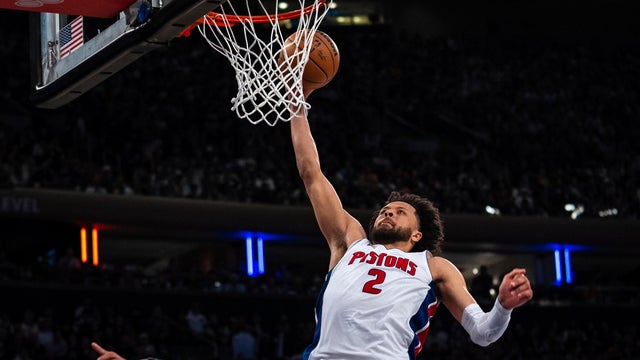 Pistons Knicks Basketball 