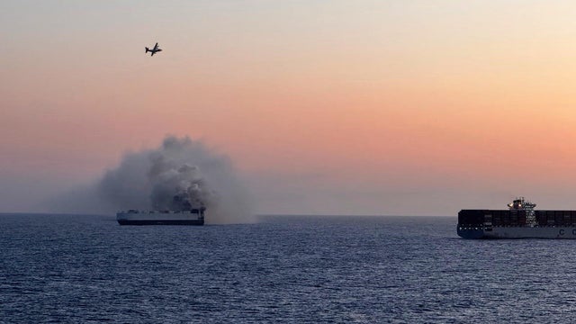 Alaska Cargo Ship Fire 